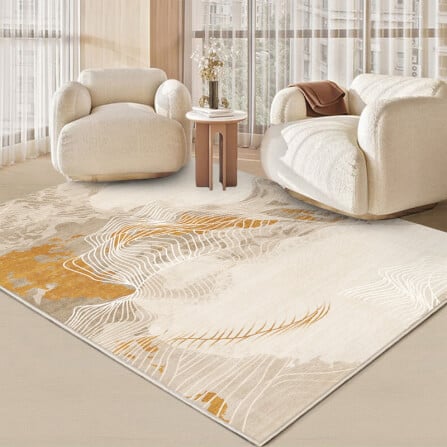 พรม MJHOMEDESIGNS NORDIC CARPET 16 V1 ขนาด 160 X 230 ซม. ครีม_1