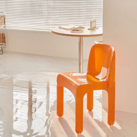 เก้าอี้อเนกประสงค์ MJhomedesigns CH217 สีส้ม L42xW43xH71cm_1