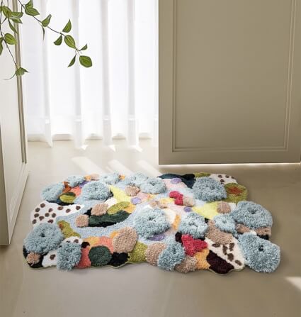 พรม MJHOMEDESIGNS BEDSIDE CARPET 72 ขนาด 80 X 120 ซม. หลากสี_1