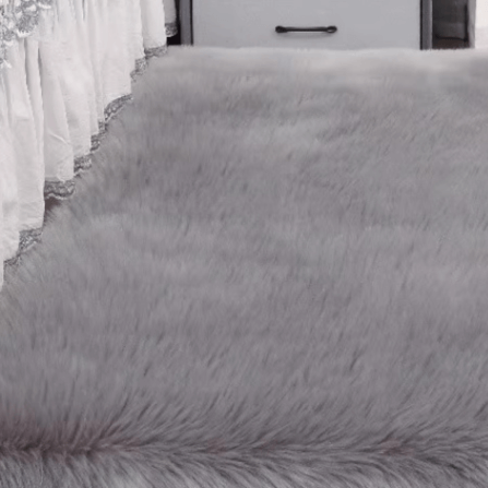 พรม MJHOMEDESIGNS BEDSIDE CARPET 63 ขนาด 60 X 120 ซม. เทา_1