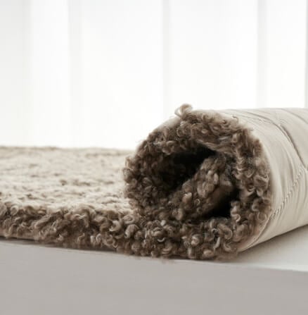 พรม MJHOMEDESIGNS BEDSIDE CARPET 78 ขนาด 80*150 ซม. น้ำตาล NO.2_1