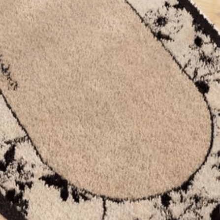 พรม MJHOMEDESIGNS BEDSIDE CARPET 77 ขนาด 80*160 ซม. น้ำตาล_1