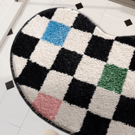 พรม MJHOMEDESIGNS DOORMAT CARPET 15 ขนาด 40*60 CM ดำ_1