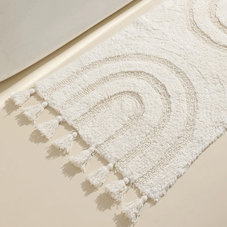 พรม MJHOMEDESIGNS DOORMAT CARPET 35 ขนาด 50*80 CM ขาว_1