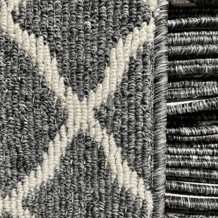 พรม MJHOMEDESIGNS DOORMAT CARPET 24  ขนาด 45 X 150 CM ดำ_1