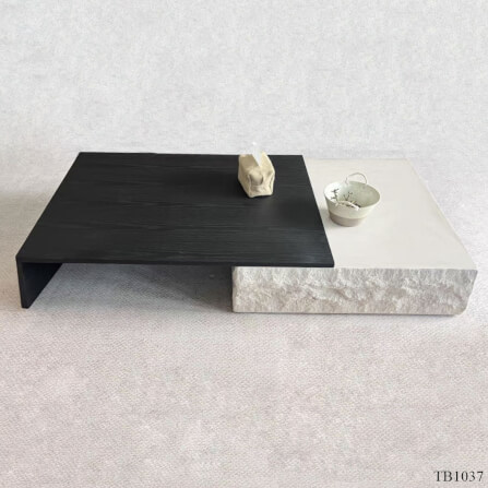 โต๊ะกลาง MJHOMEDESIGNS TB1037 L78XW78XH21 CM + L100XW78XH23 CM_1