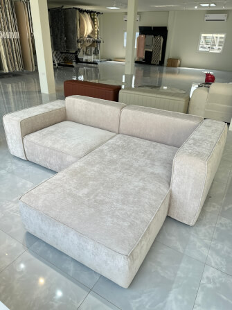 โซฟาเข้ามุม MJHOMEDESIGNS SF268 สีขาว L240XW160XH70 CM_1