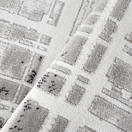 พรม MJHOMEDESIGNS WM-17 SERIES ขนาด 160 X 230 ซม. เทา_1