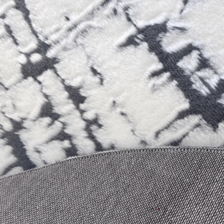 พรม MJHOMEDESIGNS PREMIUM ROUND CARPET ขนาด 160 ซม. เทา_1