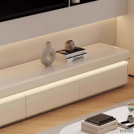 ตู้วางทีวี MJHOMEDESIGNS TB1068 สีขาว L200XW34XH35 CM_2
