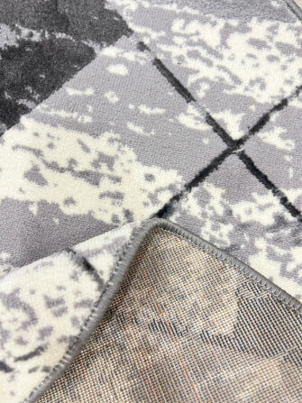 พรม MJHOMEDESIGNS ROUND CARPET ขนาด 100 ซม. เทา_3