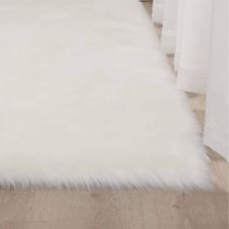 พรม MJHOMEDESIGNS BEDSIDE CARPET 63 ขนาด 80 X 150 ซม. ขาว_2