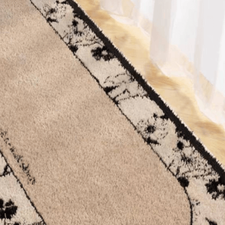 พรม MJHOMEDESIGNS BEDSIDE CARPET 77 ขนาด 80*160 ซม. น้ำตาล_2