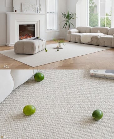 พรม MJhomedesigns Classic Ruipeng Series 01 ขนาด 160 x 230 ซม. ขาว_2