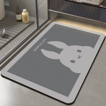 พรม MJHOMEDESIGNSDOORMAT CARPET 12 ขนาด 40*60 CM เทา_2