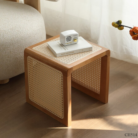 สตูล MJHOMEDESIGNS CH514 สีน้ำตาล L35XW35XH35 CM_3