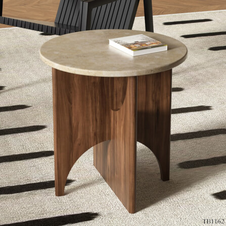 โต๊ะข้าง MJHOMEDESIGNS TB1162 สีน้ำตาล L50XH53 CM_4