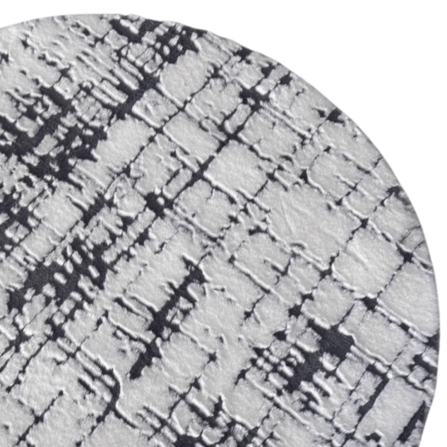 พรม MJHOMEDESIGNS PREMIUM ROUND CARPET ขนาด 160 ซม. เทา_2