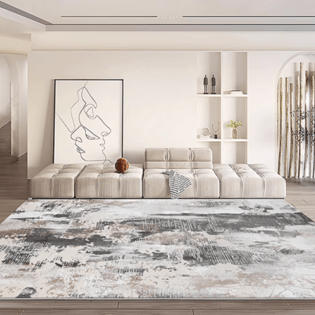พรม MJHOMEDESIGNS DFQY-02 SERIES ขนาด 160 X 230 ซม. เทา_2
