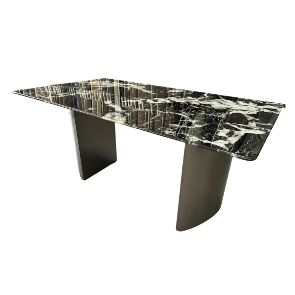 โต๊ะทานข้าวหินอ่อน MJHOMEDESIGNS TB1505 L160XW90XH75 CM_2