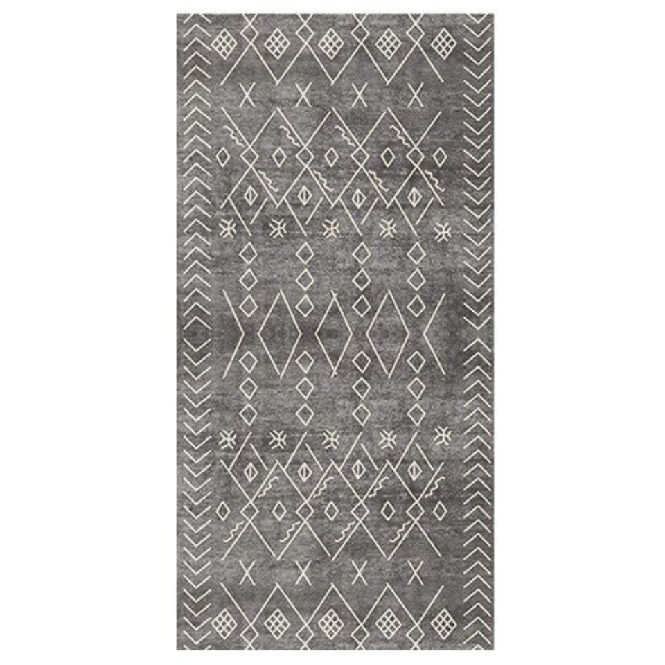 พรม MJhomedesigns Bedside Carpets 80 x 160 cm ดำ_0