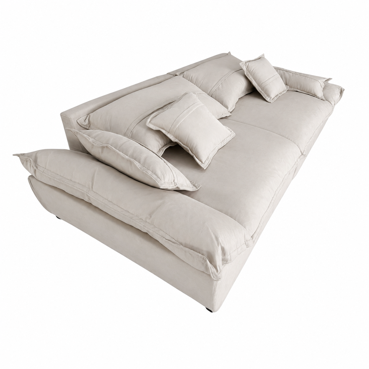 โซฟา MJHOMEDESIGNS SF332 สีขาว L260XW120XH82 CM_1