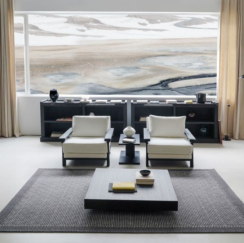 พรม MJhomedesigns The Nomad Series ขนาด 140 x 200 ซม. ดำ_2