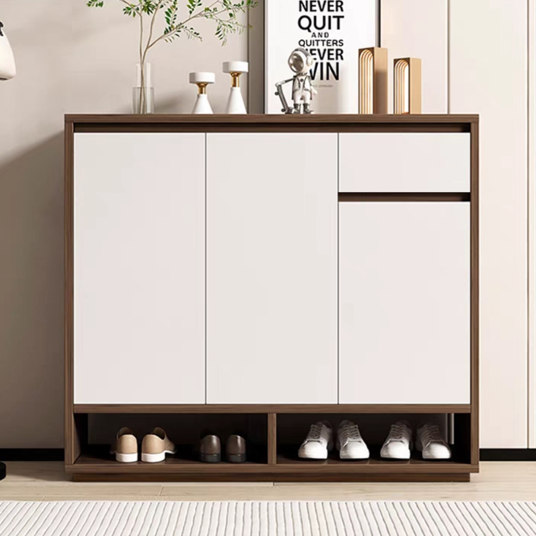 ตู้วางรองเท้า MJhomedesigns DC950 สีขาว L100xW32xH92 cm_4