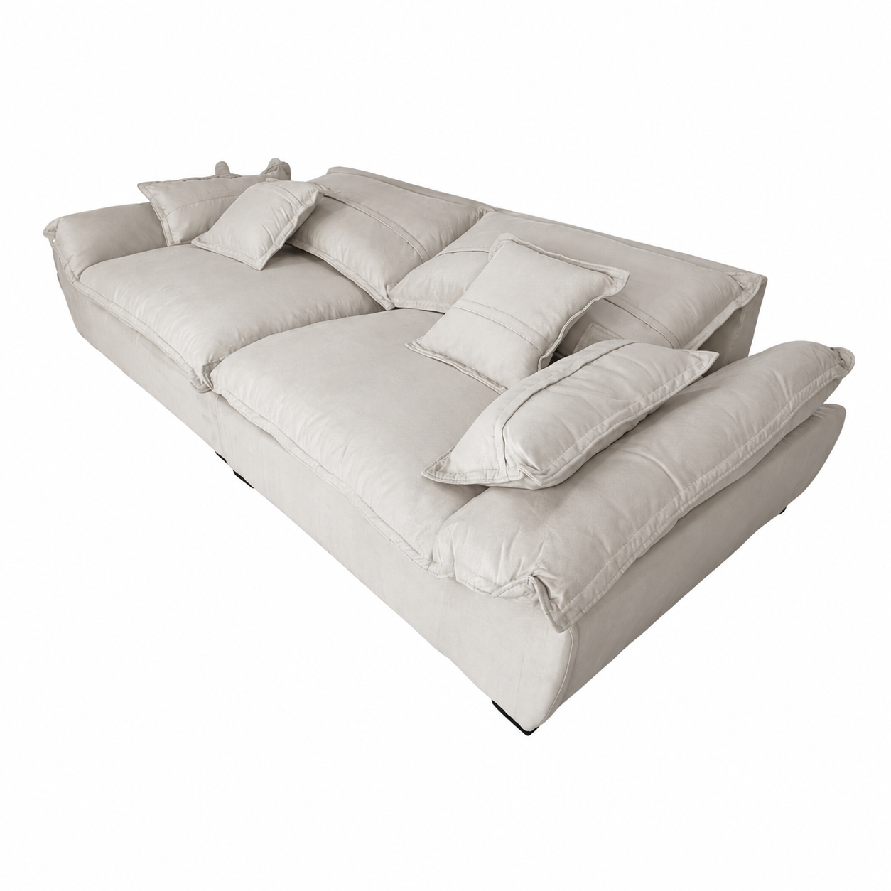โซฟา MJHOMEDESIGNS SF332 สีขาว L260XW120XH82 CM_3