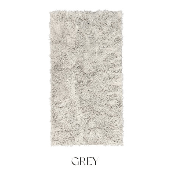 พรม MJhomedesigns Bedside Carpet 07 (GREY) 120x160 ซม. เทา