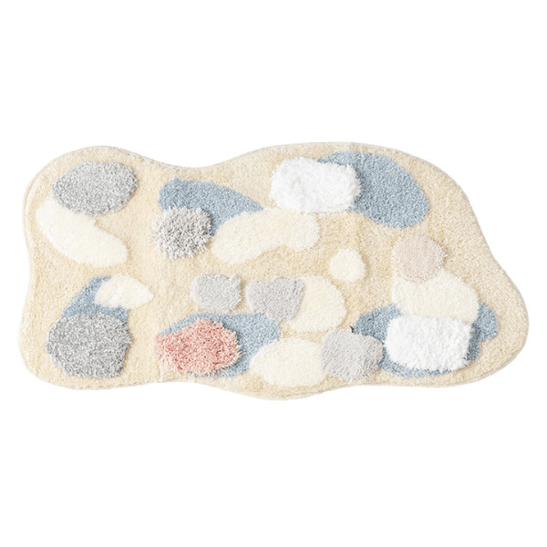พรม MJhomedesigns Bedside Carpet 14 60 x 90 ซม. ครีม