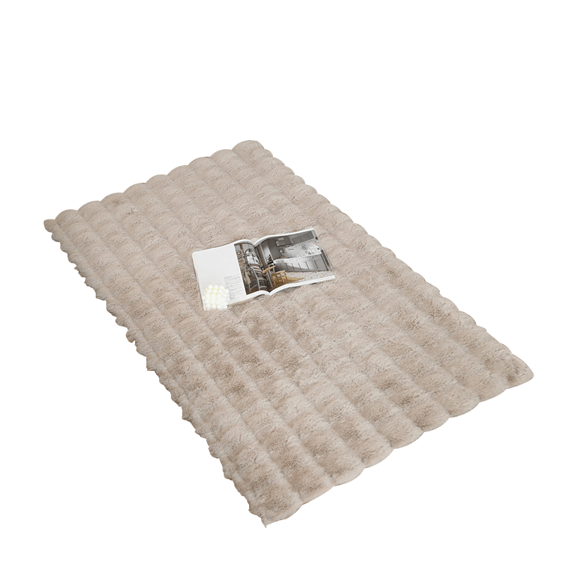 พรม MJhomedesigns Bedside Carpet 59 80 x 180 ซม. น้ำตาล