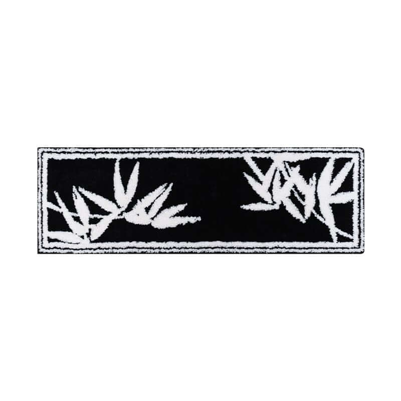 พรม MJhomedesigns Bedside Carpet 64 ขนาด 50 x 150 ซม. ดำ