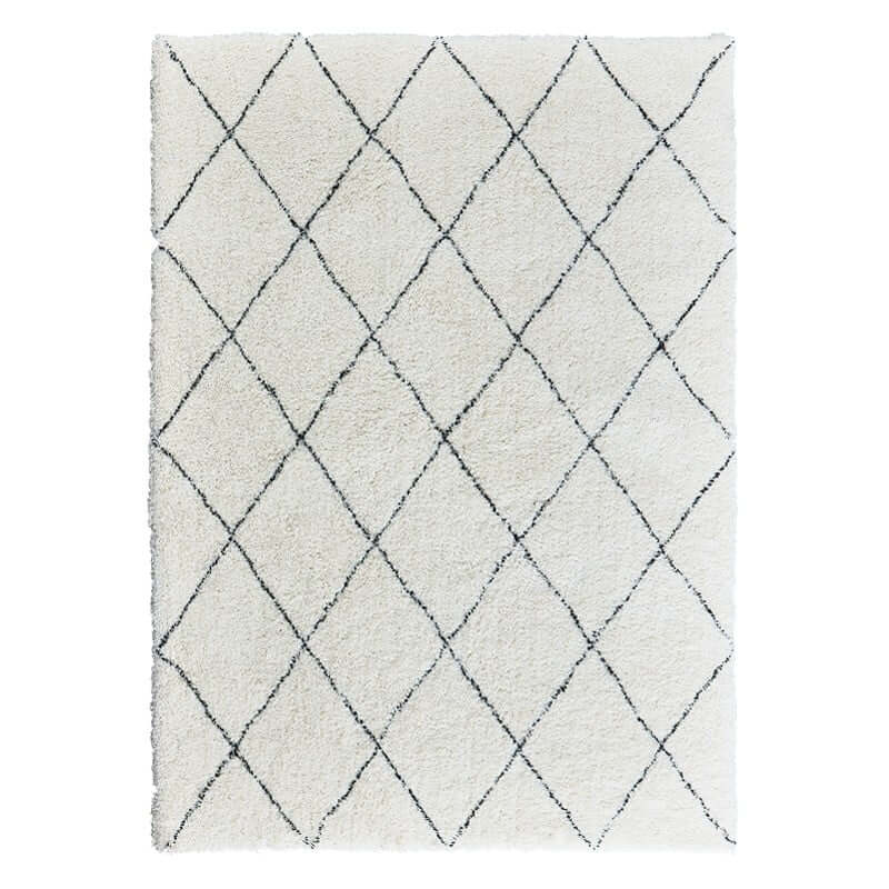 พรม MJhomedesigns Soft Carpet 01 ขนาด 160x 230 ซม. ขาว