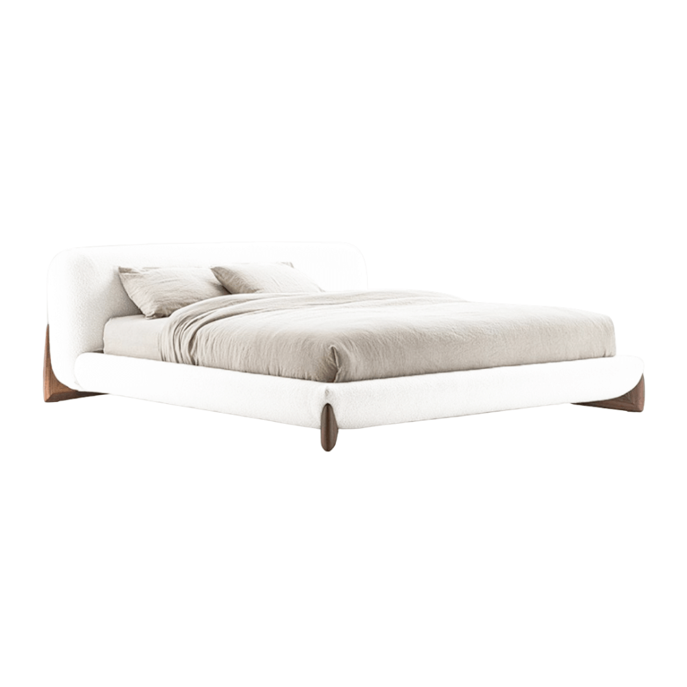 เตียงนอน Mjhomedesigns DC621 สีขาว 6ft:L180xW200xH94 cm
