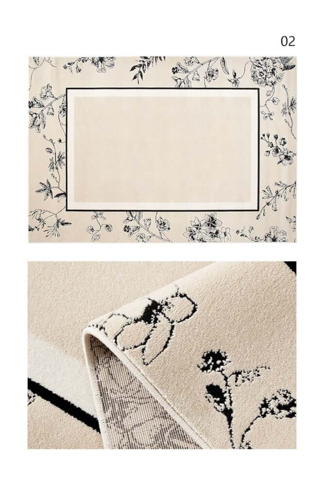 พรม MJhomedesigns Moxun Series 02 ขนาด 160 x 240 ซม. ครีม