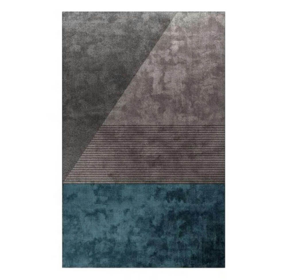 พรม MJhomedesigns Premium Nylon Carpet 01GR ขนาด 160 x 230 ซม. เทา-เขียว