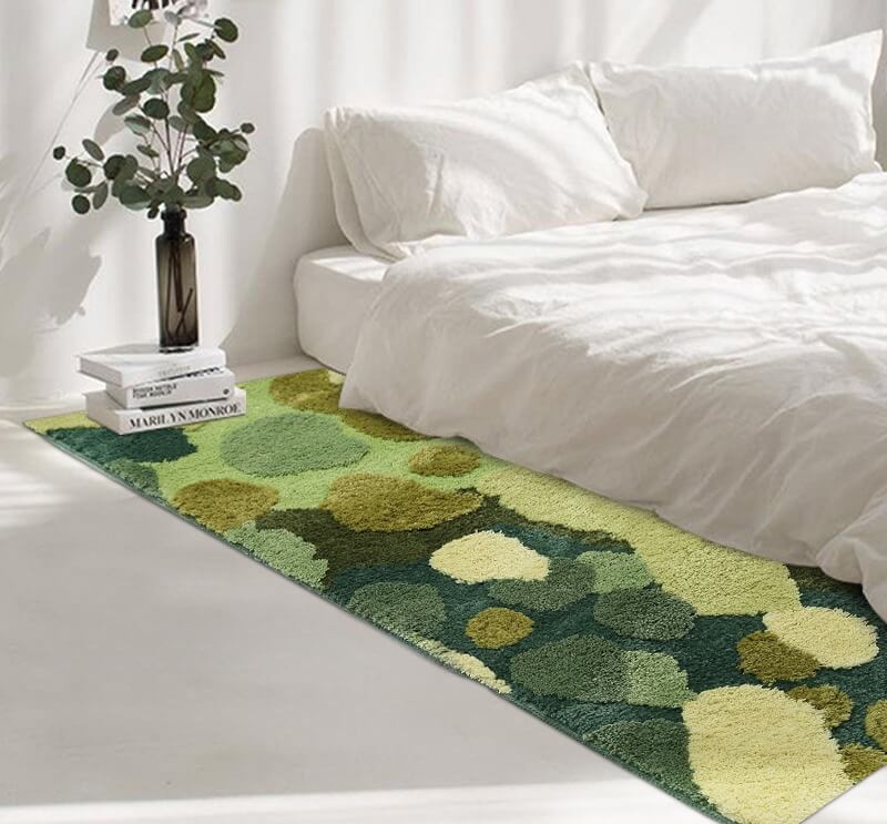 พรม MJhomedesigns Bedside Carpet 66 50x150 ซม. เขียว