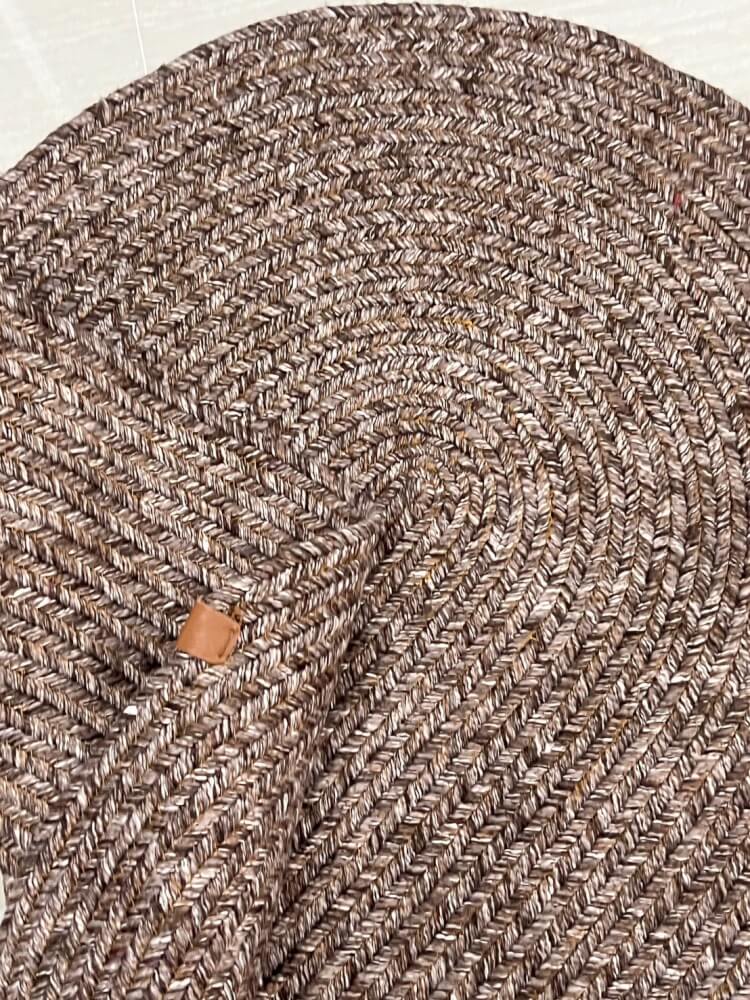 พรม MJhomedesigns Oval Carpet 04 ขนาด 80 x 120 ซม. น้ำตาล