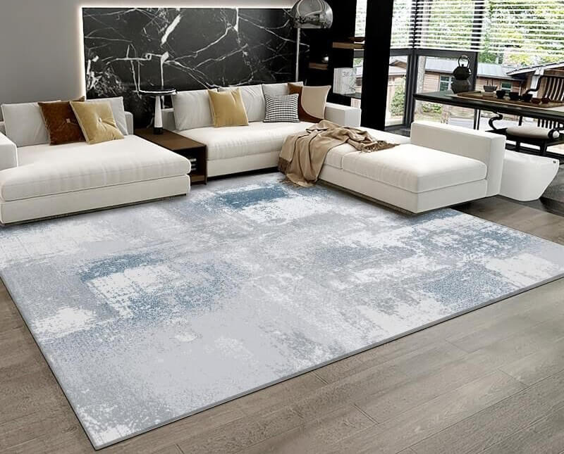 พรม MJhomedesigns Soft Style Carpet 06 ขนาด 120 x 160 ซม. เทา