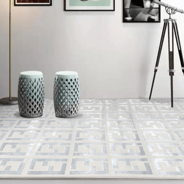 พรม MJhomedesigns Eduardo 2014 Series ขนาด 160 x 230 ซม. เทา