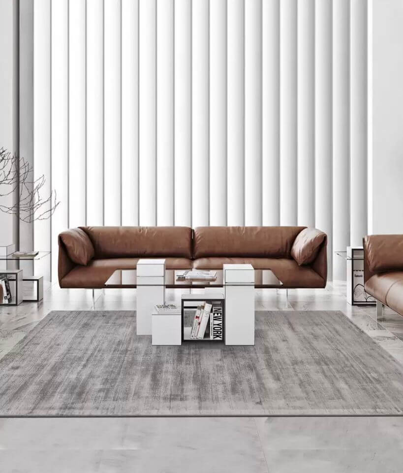 พรม MJhomedesigns Norway Series AN37 ขนาด 160 x 230 ซม. เทา