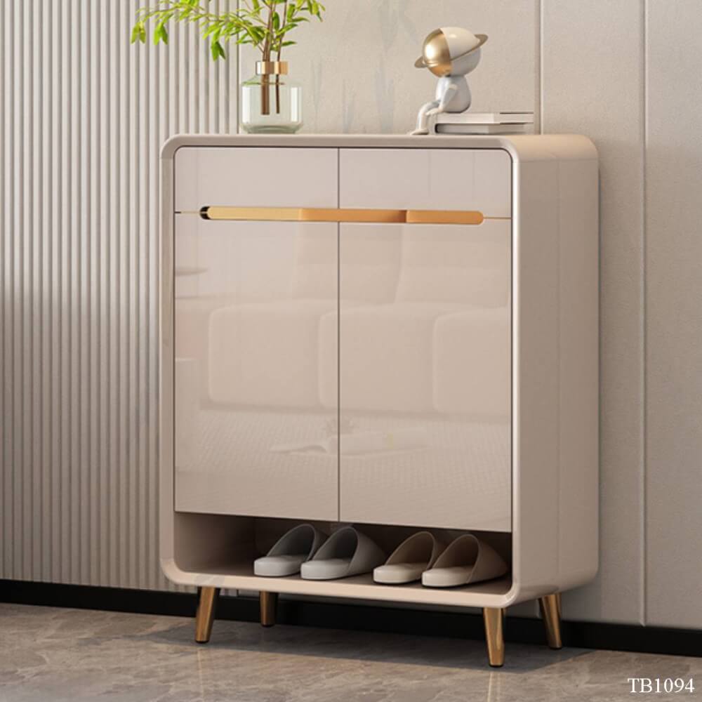 ตู้วางรองเท้า MJhomedesigns TB1094 สีครีม L80xW35xH100 cm._1