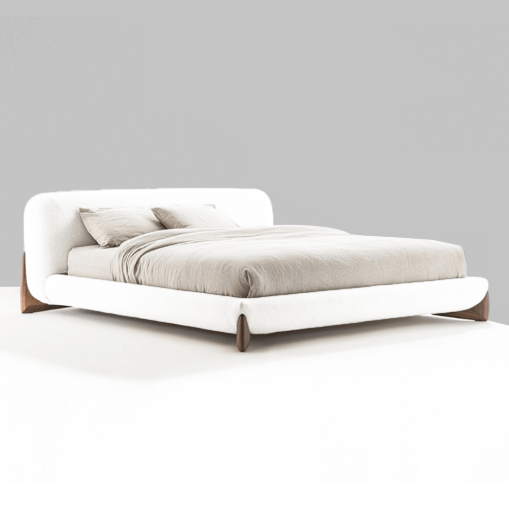 เตียงนอน Mjhomedesigns DC621 สีขาว 6ft:L180xW200xH94 cm