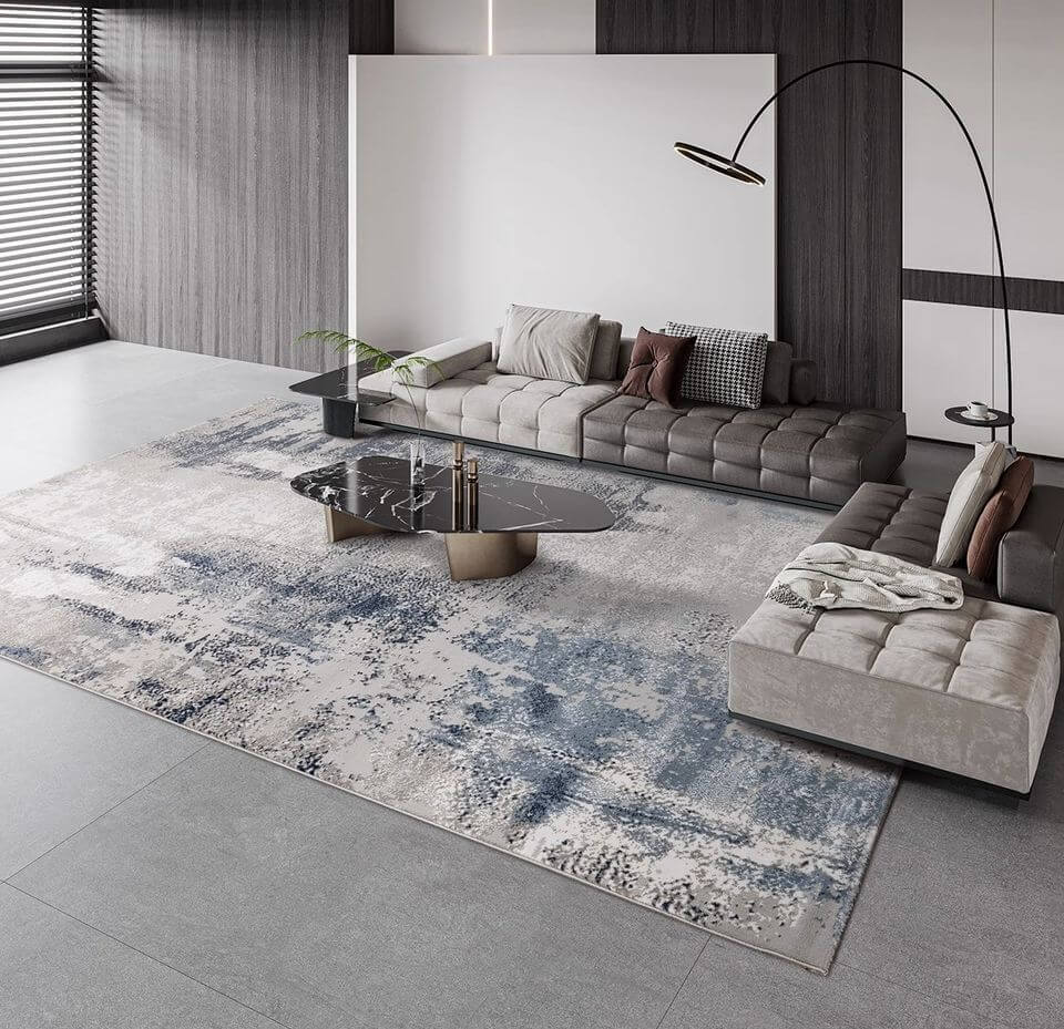 พรม MJhomedesigns Ireland series 26 ขนาด 160 x 230 ซม. เทา