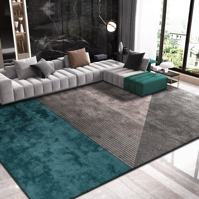 พรม MJhomedesigns Premium Nylon Carpet 01GR ขนาด 160 x 230 ซม. เทา-เขียว