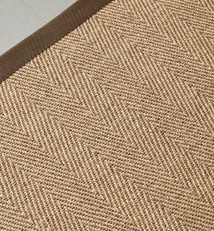 พรม MJhomedesigns Fishbone Series 100x150 ซม. น้ำตาล
