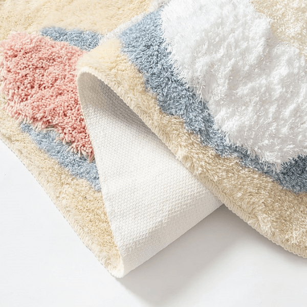 พรม MJhomedesigns Bedside Carpet 14 60 x 90 ซม. ครีม