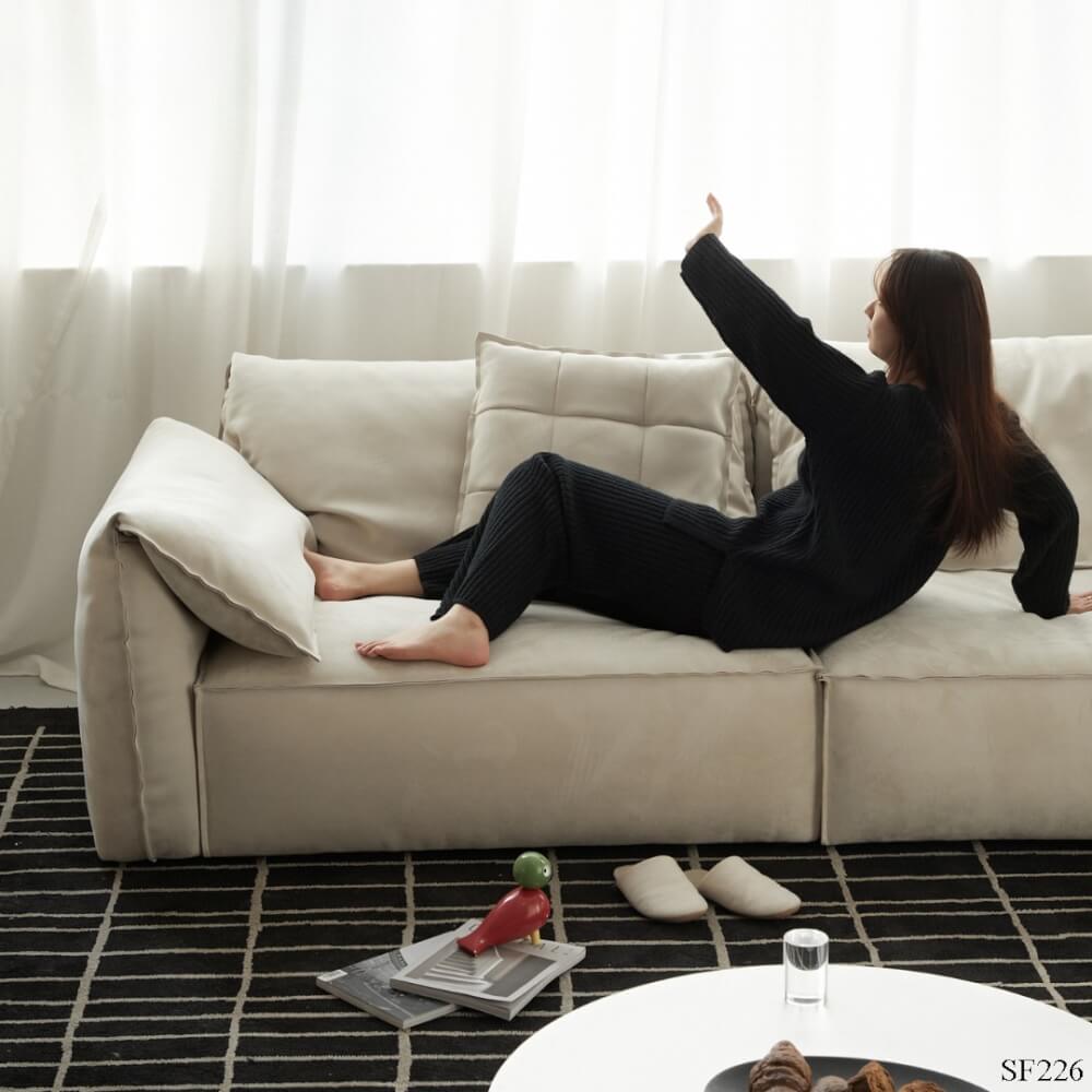 โซฟา MJhomedesigns SF226 เบจ L220xW106xH67 cm