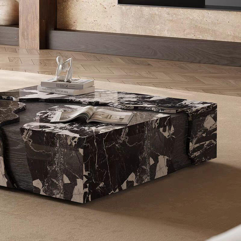 โต๊ะกลาง MJhomedesigns TB1045 สีดำ L100xW100xH32 cm   
